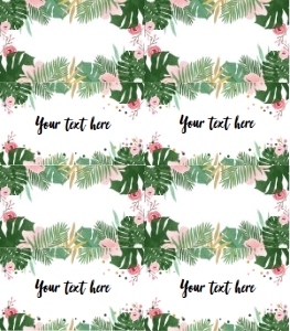 Food Label Safari Tropical Girl 0332 design preview