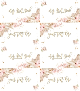 Food Label Pampas Grass design preview