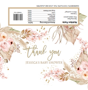 Candy Bar Wrapper Pampass Grass Thank You design preview