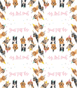 Food Label Dog Puppy White 0384 design preview