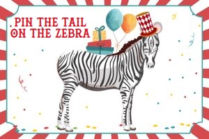 Pin the Tail on The Zebra 0355 design preview