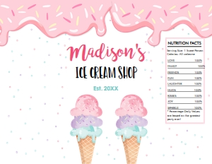 Chip Bag Ice Cream Drips Pink 0243 design preview