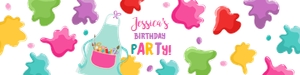 Water Bottle Labels Art Party 0319 design preview