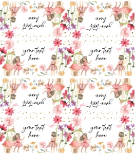 Food Label Fairy Garden 0406 design preview