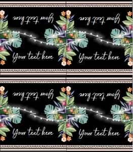 Food Label Tropical Hawaiian 0183 design preview