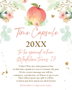Time Capsule Peach 0401 design preview