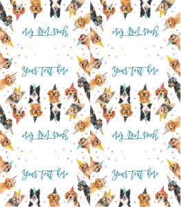 Food Label Dog Puppy Boy 0384 design preview
