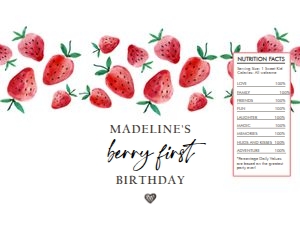Chip Bag Strawberry Watercolor Red 0399 design preview