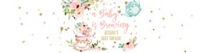 Water Bottle Label Tea Baby Shower 0349 design preview
