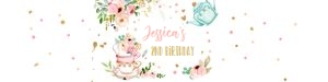 Water Bottle Label Tea Birthday 0349 design preview