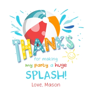 Favor Tag Pool Party Splish Splash White Boy 0169 design preview