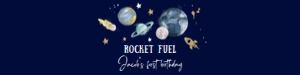 Water Bottle Labels Space Planets Rocket Fuel Dark Boy design preview