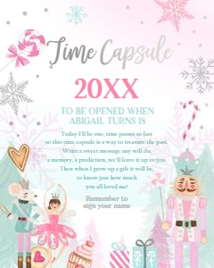 Time Capsule Nutcracker Sweets Silver 8x10 0352: Time Capsule Nutcracker Sweets Silver 0352