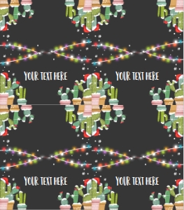 Food Labels Cactus Fiesta Christmas 0273 design preview