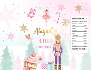 Chip Bag Nutcracker Pink Gold 0352 design preview