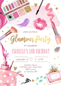 Glamour Party Invitation 0420 design preview