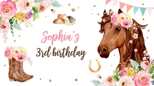 Gable Gift Box Flowers Brown Horse 0408 design preview