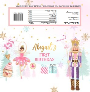 Candy Bar Wrapper Nutcracker Gold 0352: Candy Bar Wrapper Nutcracker Gold 0352