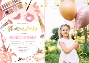 Glamour Party Invitation Neutral 0420 - Photo design preview