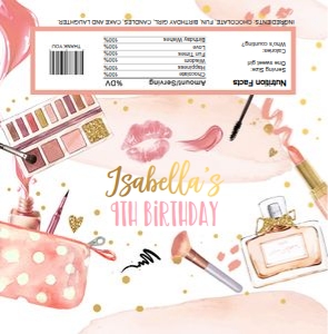 Candy Bar Wrapper Spa Party Neutral 0420 design preview