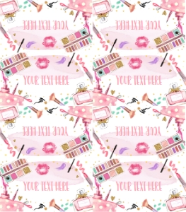 Food Labels Spa Party Pink 0420 design preview