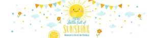 Water Bottle Labels Sunshine Blue Boy 0141 design preview