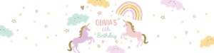 Water Bottle Label Unicorn 0426 design preview