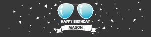 Water Bottle Labels Sunglasses Chalk 0136 design preview