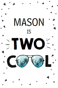 Capri Sun Labels Two Cool White Palm 0136 design preview