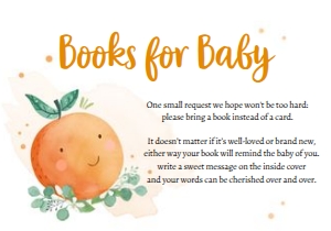 Bring a Book Card Little Cutie 0430 design preview