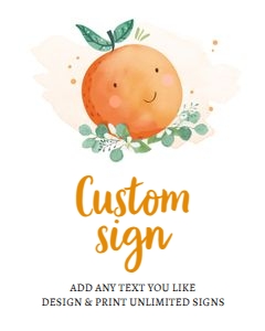 Custom Editable Sign Little Cutie 0430 design preview