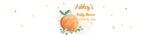 Water Bottle Label Baby Shower Cutie 0430 design preview