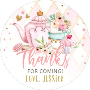 Tag Tea Party Pink V2 0349 design preview