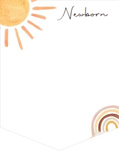 Monthly Photo Banner Sun V2 0431 design preview