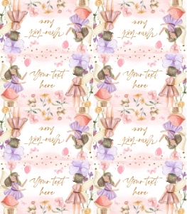 Food Label Fairy Garden 0406 Purple Pink design preview