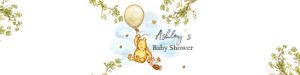 Water Bottle Labels Baby Shower Winnie The Pooh Neutral 0425 design preview