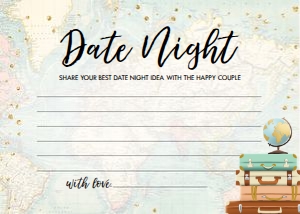 Bridal Shower Game Travel Adventure Date Night 0263 design preview