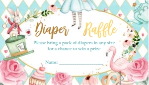 Diaper Raffle Alice Blue 0350 design preview