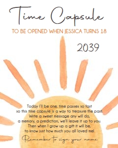 Time Capsule Sun Watercolor V2 0431 design preview