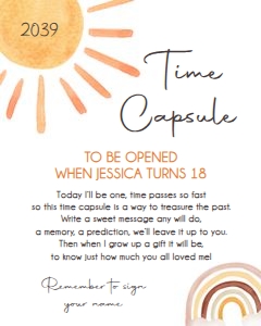 Time Capsule Sun Watercolor V1 0431 design preview