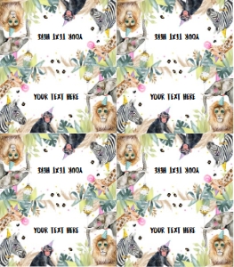 Food Labels Party Animals V2 0417 design preview