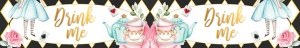 Straw Tags Alice Black 0350 design preview