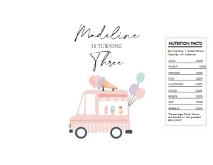 Chip Bag Ice Cream Truck Simple Pink 0415 design preview