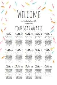 Seating Chart Sprinkle 0216 design preview