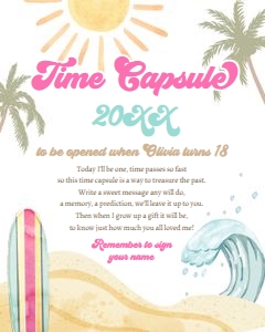 Time Capsule Surf Pink 0433 design preview