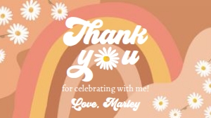 Gable Box Retro Thank You Groovy 0428 design preview