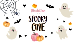 Gable Box Halloween Ghost Pink White Spooky One 0418 design preview