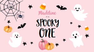 Gable Box Halloween Ghost Pink Spooky One 0418 design preview