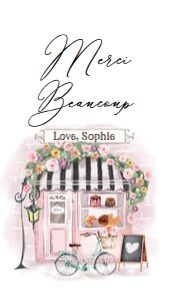 Favor Tag French Patisserie Merci Beaucoup 0441: Favor Tag French Patisserie Merci Beaucoup 0441