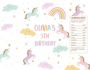 Chip Bag Unicorn Simple 0426 design preview